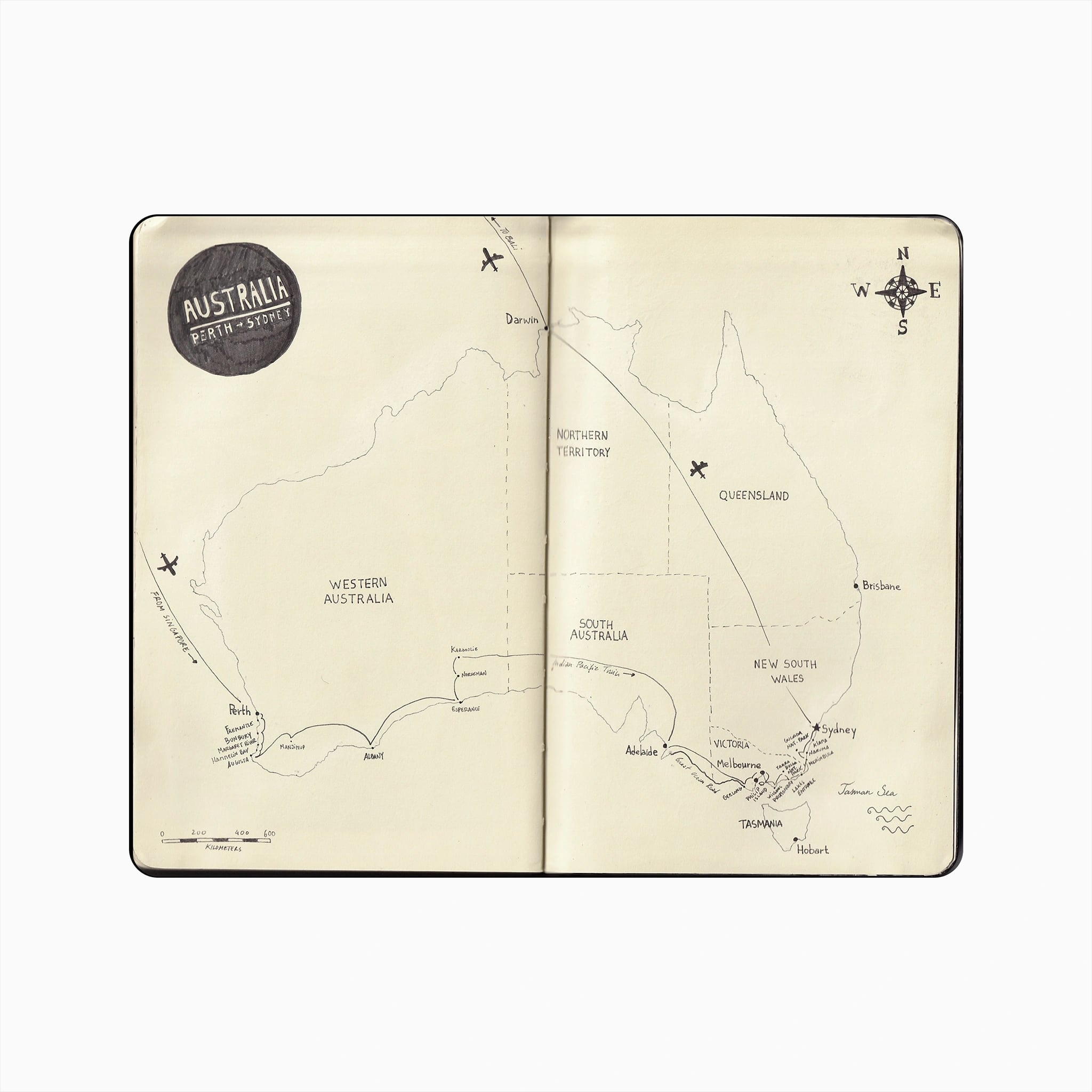 Southeast Asia sketchbook