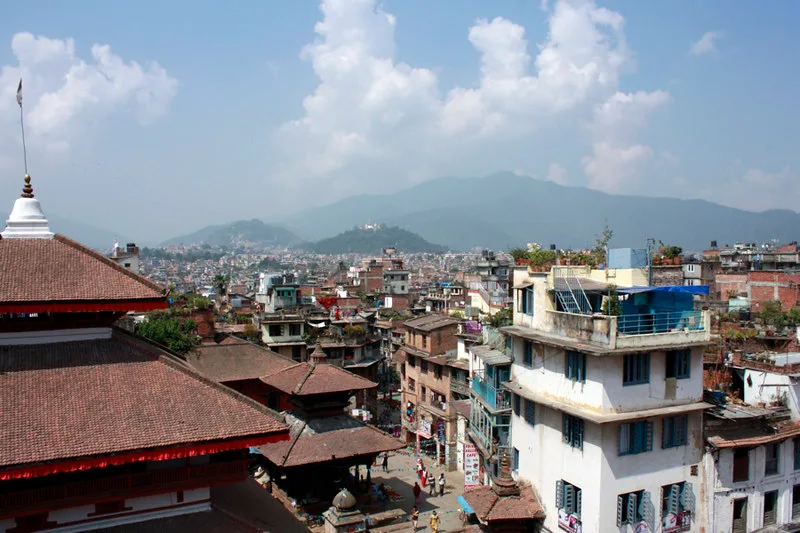 Kathmandu from above