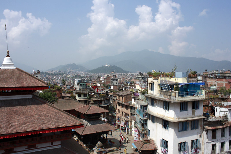 Kathmandu from above